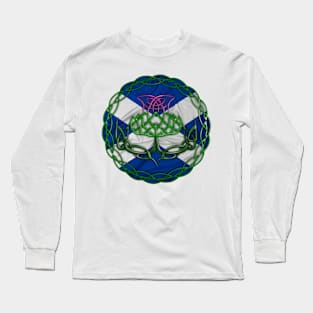 Celtic Knot Thistle Long Sleeve T-Shirt